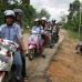 Our ride to the school in Borneo