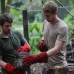 working on fixing the fence. — with Perry Schumacher and Ben Dessen.