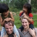 Dayaks children of village Ambalau