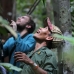 Tom and Pak Apui trying to spot the Slow Loris.