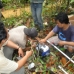 Starting up the water pump that will refill the water tank when rainfall is low.