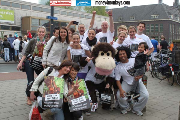 Running with friends for Money4Monkeys