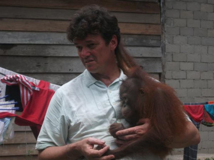 Shadrack Blog Photo Dr. Willie Smits and Orangutan