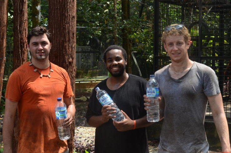 Eco Warriors at work at the Sintang Orangutan Center